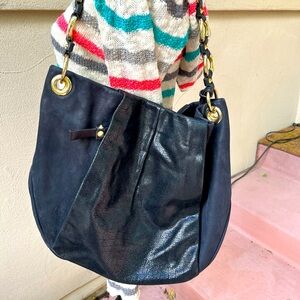 Like New Vince Camuto Bag with Gold Detail